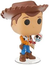 Pop! Funko Disney Pixar Toy Story 4 Xerife Woody Holding FORKY Vinil Exclusive 535
