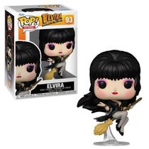 Pop! Funko Elvira na Vassoura 93 Elvira Rainha das Trevas