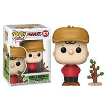 Pop! funko - peanuts - charlie brown com árvore