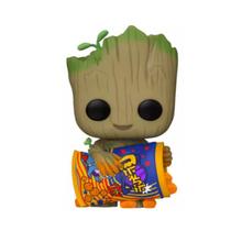 Pop groot with cheese puffs 1196 i am groot