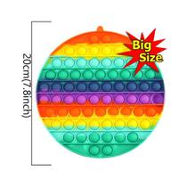 Pop it anti stress pop fun big redondo arco iris - yestoys