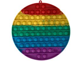 Pop it anti stress pop fun big redondo arco iris - yestoys Pop it anti stress pop fun big redondo arco iris - yestoys