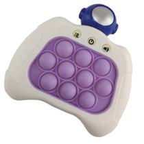 Pop It Astronauta Mini Game Fidget Sensorial 4 Modos Som Luz Interativo Anti Estresse Relaxante Criança Jogo