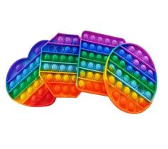 Pop It Brinquedo Kit Com 4 Peças Pop It Ant Stress Popit