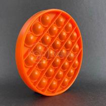 Pop It Circular Anti Stress Bolha Laranja