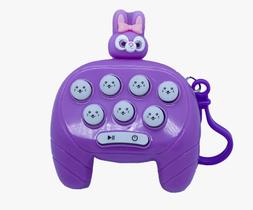 Pop It Coelhita Eletrônico 2 em 1 Jogo Divertido e Chaveiro