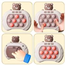 Pop It Eletrônico Fidget Brinquedo Interativo Jogo da Memória - Urso Marrom
