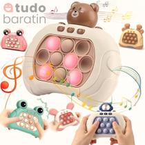 Pop It Eletrônico Mini Game fidget Brinquedo Sensorial Crianças Adultos Anti-Stress Memória