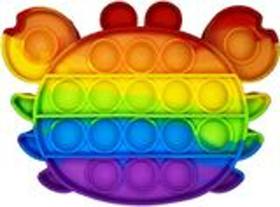 Pop It Fidget Toy Brinquedo Infantil - Caranguejo- KIT POP IT + PULSEIRA POP