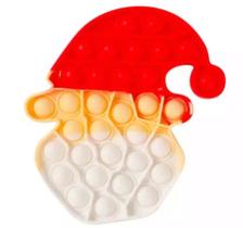 Pop It Fidget Toy Bubble Papai Noel Natal Brinquedo