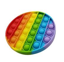 Pop It Fidget Toy Empurre Pop Bubble Fidget Sensorial Toy - Circulo Colorido - Mavitel