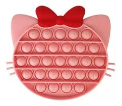 Pop It Fidget Toy Pop Bubble Anti-Stress Hello Kitty Rosa