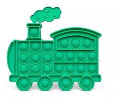 Pop It Fidget Toy, Pop Bubble Anti-Stress Trenzinho Verde Pop It Fidget Toy, Pop Bubble Anti-Stress Trenzinho Verde