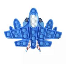 Pop It Fidget Toy Pop Bubble Avião ul Brinquedo Pop It Fidget Toy Pop Bubble Avião ul Brinquedo