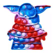 Pop It Fidget Toy Pop Bublle Sensorial Yoda Tie Dye Kids - Mega Block Toys