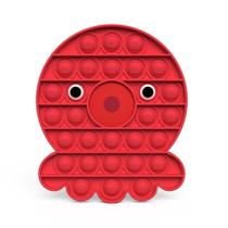Pop It Fidget Toys Brinquedo Anti Stress Sensorial Colorido- Polvo Vermelho