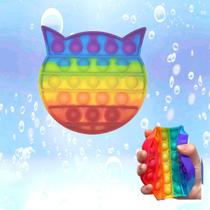 Pop It Fidget Toys Bubble Brinquedo Anti Stress Gato - LS