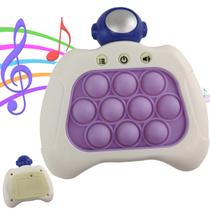 Pop It Mini Game Astronauta Fidget Sensorial 4 Modos Interativo Luz Som Relaxante Anti Estresse Ansiedade Jogo Criança - Ralos e Toneiras