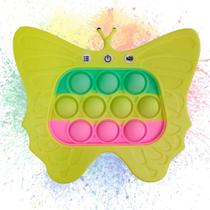 Pop It Mini Game Borboleta Interativo 4 Modos Som Luzes Fidget Sensorial Anti Crianças Toys Portatil Ansiedade Pop It Mini Game Borboleta Interativo 4 Modos Som Luzes Fidget Sensorial Anti Crianças Toys Portatil Ansiedade