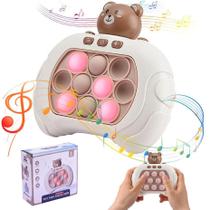Pop it mini game eletrônico anti estresse infantil vários modos e níveis divertido e satisfatório