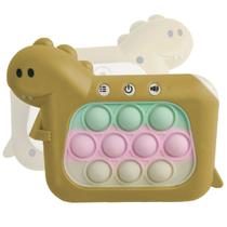 Pop It Mini Game Interativo 4 Modos Dinossauro Som Luzes Anti Estresse Sensorial Ansiedade Relaxante Criança Pop It Mini Game Interativo 4 Modos Dinossauro Som Luzes Anti Estresse Sensorial Ansiedade Relaxante Criança