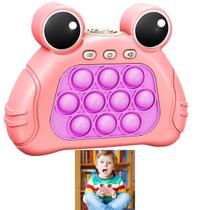 Pop It Mini Game Interativo 4 Modos Fidget Divertido Toys Sapinho Criança Anti Estresse Sensorial Relaxante
