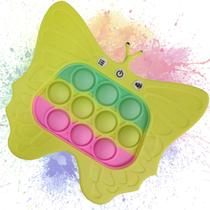 Pop It Mini Game Interativo Borboleta 4 Modos Som Luzes Jogo Anti Estresse Fidget Sensorial Portatil Ansiedade