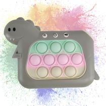 Pop It Mini Game Interativo Luzes Som Dinossauro Fidget Divertido 4 Modos Sensorial Anti Estresse Ansiedade Criança Toys