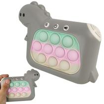 Pop It Mini Game Interativo Som Luzes Dinossauro Anti Estresse Relaxante Sensorial Fidget Toys Divertido Criança