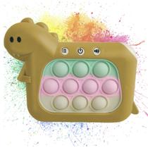 Pop It Mini Game Som Luzes Interativo 4 Modos Dinossauro Anti Estresse Relaxamento Sensorial Criança Toys