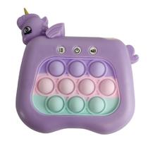 Pop It Mini Game Som Luzes Unicornio 4 Modos Interativo Anti Estresse Relaxante Fidget Sensorial Criança Toys Jogo Pop It Mini Game Som Luzes Unicornio 4 Modos Interativo Anti Estresse Relaxante Fidget Sensorial Criança Toys Jogo