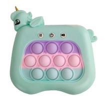 Pop It Mini Game Unicornio 4 Modos Som Luzes Interativo Portatil Anti Estressse Relaxante Criança Toys Pop It Mini Game Unicornio 4 Modos Som Luzes Interativo Portatil Anti Estressse Relaxante Criança Toys