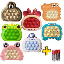 Pop-it Mini Gamer Brinquedo Anti Stress Popit Eletrônico Som Cor Pop It