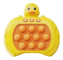 Pop-it Mini Gamer Eletrônico Anti Stress Coelho Astronauta Cor Pato- Amarelo