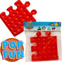 Pop It Quadrado Encaixavel Vermelho - Yes Toys