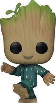 Pop! marvel: i am groot - groot de macacão dançando 1192 - funko