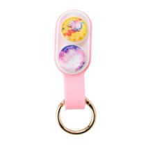 Pop Puck Brinquedo Antistress Magnetico Relaxante Imã Fidget Spinner Rosa