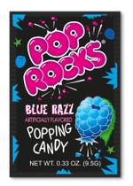 Pop Rocks Popping Candy Blue Razz Sabor Framboesa Azul - 9.5g
