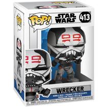 Pop! star wars - a guerra dos clones - wrecker 413 - FUNKO