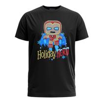 Pop! Tees Camiseta - Marvel Holiday - Gb Iron Man - Tam. Pp