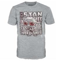 Pop Tees Camiseta Marvel- Stan Lee - Tam. P