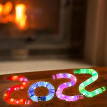 Pop Tube Led Luz Puzzle Fidget Toy Anti Estresse Kit 3 und