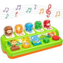 Pop Up Toy Duchong para crianças de 1 ano e 12 a 18 meses com música Pop Up Toy Duchong para crianças de 1 ano e 12 a 18 meses com música