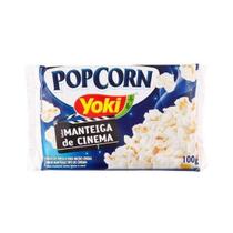 Popcorn Micro Yoki 100g Manteiga Cinema