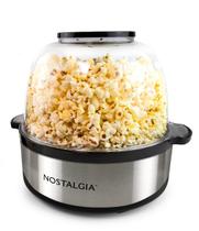 Popcorn Popper Nostalgia de 6 litros com Quick-Heat Tech Black
