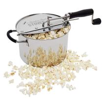 Popcorn Popper StovePop em aço inoxidável 6L - Gama de indução Popcorn Popper StovePop em aço inoxidável 6L - Gama de indução