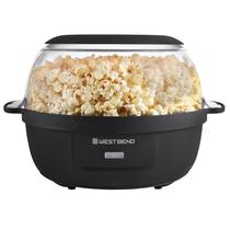 Popcorn Popper West Bend Stir Crazy Hot Oil 6L preto