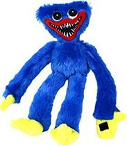 Poppy Playtime Jogo Brinquedos Boneco Pelúcia Huggy Wuggy 40CM Azul Escuro