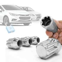 Porca Antifurto Onix Prisma Cobalt Chevete Opala Fiesta Ka Ecosport Courier Sonic Mondeo Verona Captiva Cruze