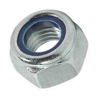 Porca autotravante c/nylon para eixos m10 x 1,25